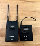 Sony URX-P2 UTX-B2 Wireless Lavalier Microphone System Uhf Beltpack Kit Tested. Fixed Price $80.00.