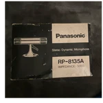 Panasonic RP-8135A Stereo Dynamic Microphone Set 3.5MM W/ Cable Stand Box. Fixed Price $60.00.