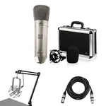 Behringer B-2 Pro Gold-sputtered Large Dual-diaphragm Studio Condenser Microphon. Fixed Price $189.99.