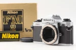Almost Unused Box/strap Nikon FE2 Silver 35MM Slr Film Camera Body From Japan. Fixed Price $799.99.