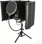 Microphone Stand With Isolation Shield Pop Filter For Recording. Fixed Price $52.78.