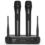 New! Pyle Channel Microphone System-vhf Fixed Dual Frequency Wireless Set With 2. Fixed Price $44.99.