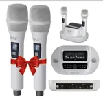 Pyle PDWM3100 Wireless Karaoke Microphone Set - White (open Box). Fixed Price $42.99.