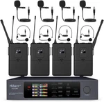 Hiberr YU-40 Wireless Microphone Lapel/headset System 4CH Uhf *6941B3B. Fixed Price $229.99.