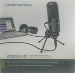 Audio-technica AT2020USB+ Cardioid Condenser Studio Microphone. Fixed Price $249.95.