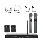 Phenyx Pro Wireless Microphone System, 4-CHANNEL Set With Handhe.... Fixed Price $321.09.