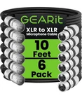 Gearit Xlr To Microphone Cable (10 Feet, 6-PACK) Female C.... Fixed Price $41.99.