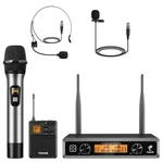 Tonor Wireless Microphones System With Metal 1 Cordless And Headset/lapel. Fixed Price $122.92.
