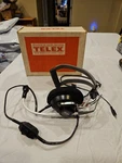 Telex CS-75 Headset With Dynamic Boom Microphone Single Muff Mono 600 Ohm Nos. Fixed Price $49.99.