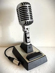 Vintage 1970S Shure 55SW Dynamic Microphone With Ptt Desk Stand (works 100%). Fixed Price $255.00.