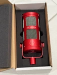 Sontronics Podcast Pro Supercardioid Dynamic Broadcast Microphone Red Open Box. Fixed Price $119.99.