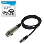 Hqrp 4-PIN Mini TA4F To Xlr(f) Microphone Adapter Cable For Shure WA310. Fixed Price $12.45.