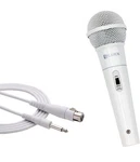 Carol MUD-525 Cardioid Dynamic Microphone Vocal, White 14.8FT Xlr. Fixed Price $25.50.