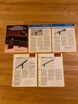 Lot Of 5 Audio Technica Microphones Stereo Recording Equipment Catalog Vtg. Fixed Price $11.99.