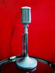 Vintage 1950'S Astatic / 77L Dynamic Cardioid Microphone W Desk Stand Display. Fixed Price $190.53.