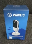Elgato 20MAB9901 WAVE:3 Usb Microphone White. Fixed Price $84.99.