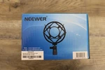 Neewer Universal 45MM Microphone Shock Mount For 43MM-46MM Diameter Black. Fixed Price $17.95.