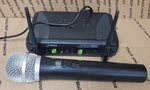 Pyle PDWM3375 2 Channel Uhf Wireless Microphone W/mic (tested). Fixed Price $49.99.