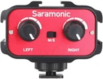 Saramonic SR-AX100 Battery-free 2-CH On-camera 1/8 (3.5MM) Audio Mixer. Fixed Price $50.00.