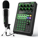 Pyle Live Broadcast Sound Card And Condenser Microphone Set With Effects. Fixed Price $109.69.
