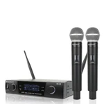 Happymusic Professional Uhf 2 Channel Wireless Microphone System, Cordless Ha.... Fixed Price $29.82.