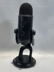 Blue Yeti Usb Microphone Blackout Edition W/ Stand Podcast Streaming. Fixed Price $29.95.