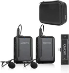 Movo Edge-di-duo Wireless Lavalier Microphone System For Iphone, Lightning, Ios. Fixed Price $149.95.