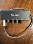 Cubilux Passive 6.35MM Headphones Splitter Box, 1/4 Stereo Multi Audio Dist.. Fixed Price $25.00.