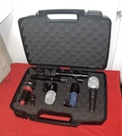 Case Hardshell For Mics Locking Fits Shure SM57/58+AUDIX D6 Drum Microphones. Fixed Price $28.95.