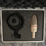 Akg 3000 Condenser Microphone Silver W/ Shock Mount, Case, Adjustable Gain. Fixed Price $185.00.