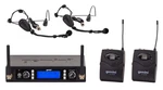 Gemini Sound UHF-6200HL Dual Headset W/ Detachable Lavalier Wireless Microphone. Fixed Price $199.99.