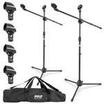 Pyle Tripod Microphone Stand - Adjustable & Extendable (set Of 2) PMKSKT35. Fixed Price $54.99.