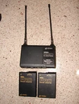 Azden WR22-PRO Wireless Set Receiver W/2 Transmitters Euc. Fixed Price $55.98.