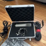 Mxl Silver Condenser Microphone Kit W/ Shock Mount, Xlr Cable & Case. Fixed Price $35.00.