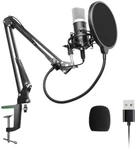 Usb Podcast Condenser Microphone 192KHZ/24BIT, Uhuru Professional Pc Streaming. Fixed Price $89.53.