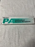 Radioshack 33-3009 Unidiredctional Dynamic Microphone Used!!!. Fixed Price $15.99.