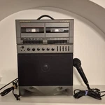 Vintage Optimus Karaoke Cassette Tape Recorder With Microphone Tested Working. Fixed Price $175.62.