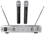 Rockville RWM1202VH Vhf Wireless Dual Handheld Microphone System Metal Receiver. Fixed Price $55.93.