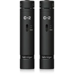 Behringer C-2 Dark Edition Matched Studio Condenser Microphones, Black, Pair. Fixed Price $51.90.