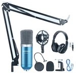 Neewer NW-7000 Blue Condenser Microphone Kit Boom Arm Shock Mount Pop Filter. Fixed Price $27.62.