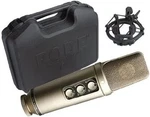 New Rode NT2000 Large-diaphragm Condenser Microphone Kit With Mount Silver. Fixed Price $539.99.