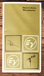 Ev Electro-voice RE15 666 668 642 Microphones Fold Out Dealer Brochure *orig*. Fixed Price $14.97.
