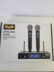 Cad Audio WX200 Uhf Wireless Dual Handheld Microphone System Free Shipping. Fixed Price $89.00.