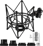 Universal Anti-vibration Microphone Shock Mount, Holder For Condenser Mics. Fixed Price $51.99.
