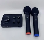 Rybozen Wireless Microphone Karaoke Mixer System, Dual Handheld. Fixed Price $39.99.