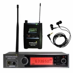 Uhf Wireless Stereo Monitor Microphone System Professional Singers Bodypack. Fixed Price $128.55.