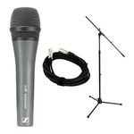 Sennheiser 835 Live Vocal Microphone Bundle With 20-FOOT Xlr Cable & Stand. Fixed Price $139.94.