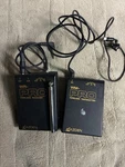 Azden Wr-pro Wireless Receiver + Wm-pro Transmitter W/ Lav Mic Tested & Workin. Fixed Price $40.00.