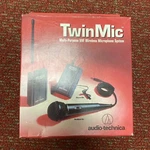 Audio-technica Vhf Twin Mic System ATR228W. Fixed Price $80.00.