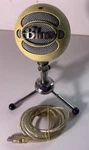 Blue Snowball Ice Usb Microphone White For Recording And Streaming. Fixed Price $19.99.